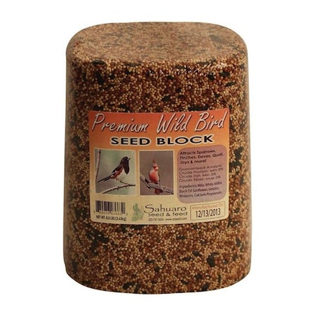 Sahuaro Seed Sahuaro Seed 8293482 Assorted Species Bird Food Block for Millet; 8 lbs 8293482